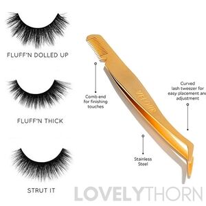 VELOUR LASHES // bundle too easy gold lash applicator & 1 pair of velour lashes
